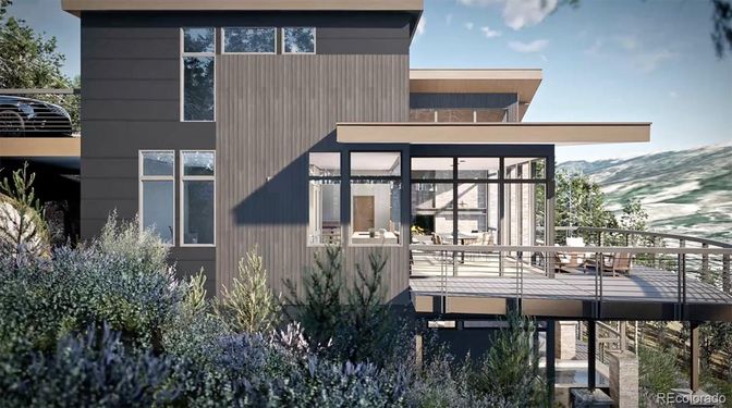 Exterior, Facade, Modern