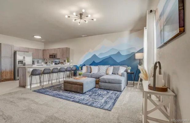 Interior, Kitchen, Living room, Recessed Lighting, Stainless Steel Appliances