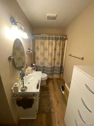 Bathroom, Interior, Wood Texture Flooring