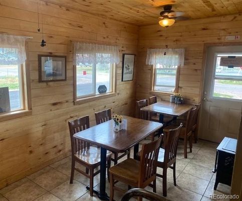 Dining room, Interior, Wooden Ceilings, Wooden Walls