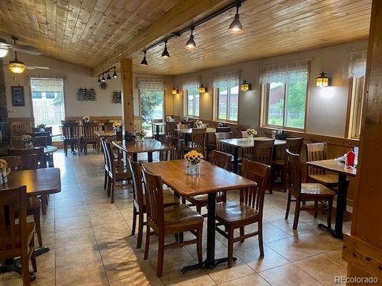 Dining room, Interior, Wooden Ceilings