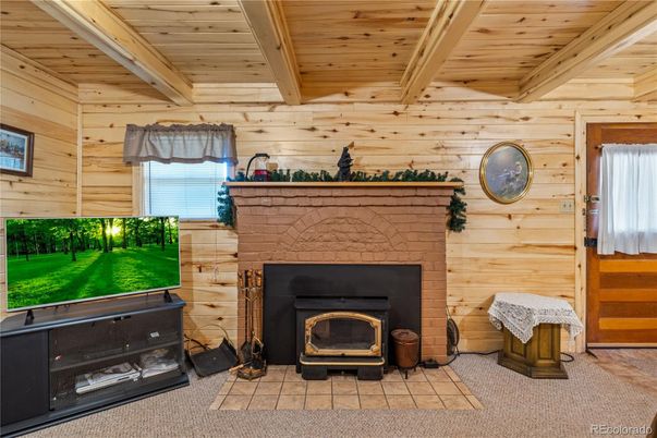 Fireplace, Interior, Wooden Beams, Wooden Ceilings, Wooden Walls