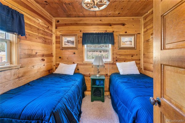 Bedroom, Interior, Wooden Ceilings, Wooden Walls