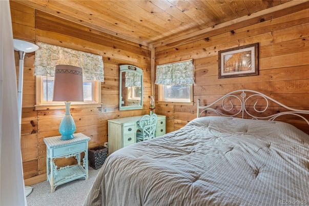 Bedroom, Interior, Wooden Ceilings, Wooden Walls