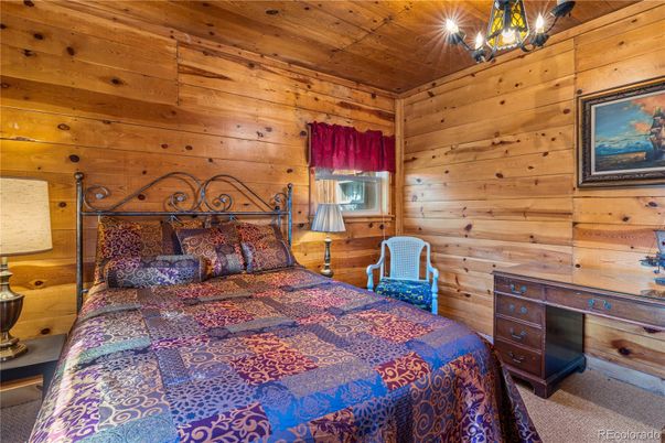 Bedroom, Interior, Wooden Ceilings, Wooden Walls