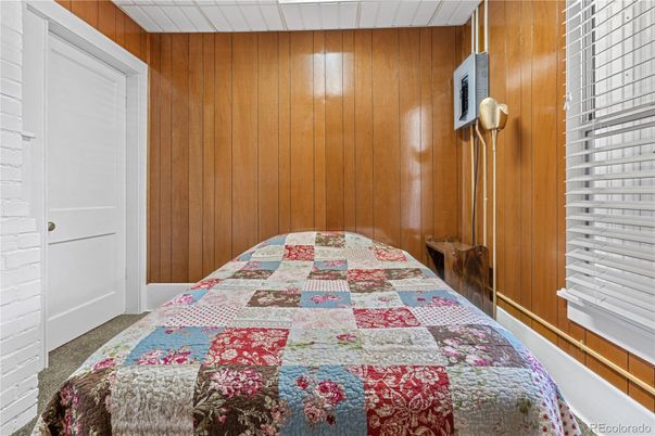 Bedroom, Interior, Wooden Walls