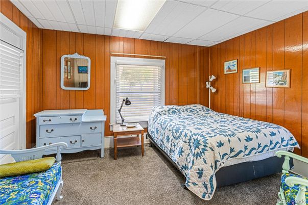 Bedroom, Interior, Wooden Walls