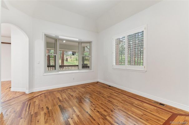 Empty room, Interior, Wood Texture Flooring