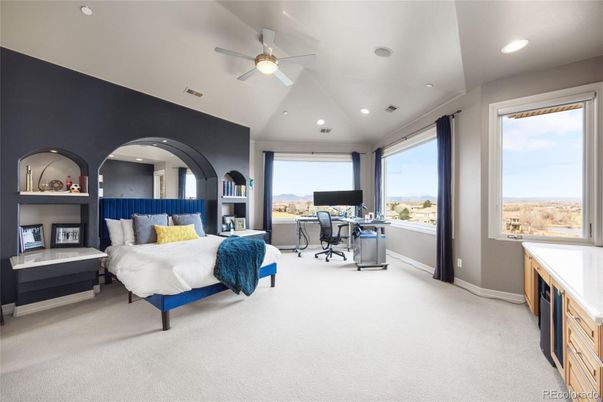 Bedroom, Home Office, Interior, Recessed Lighting