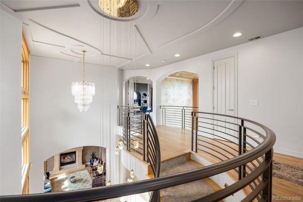 Chandelier, Interior, Pendant Lights, Recessed Lighting, Wood Texture Flooring