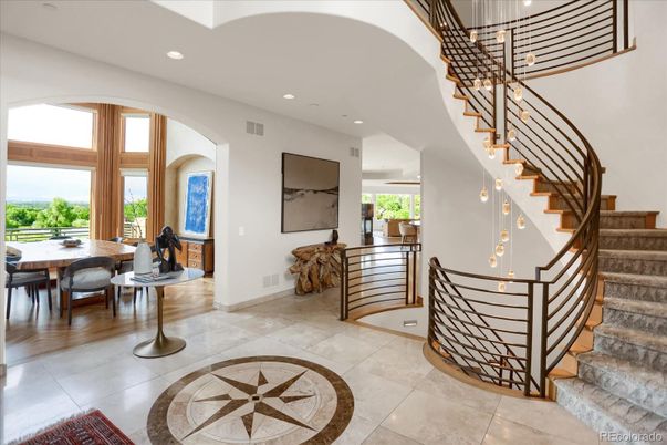 Dining room, Interior, Recessed Lighting