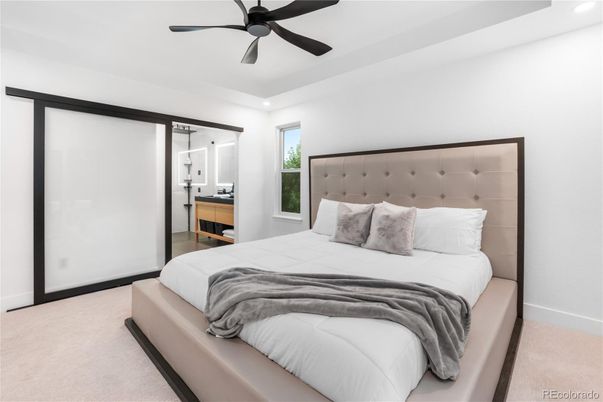 Bedroom, Interior, Recessed Lighting