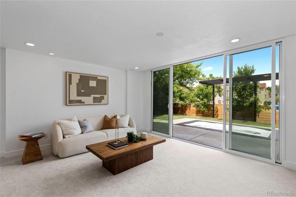 Interior, Living room, Recessed Lighting
