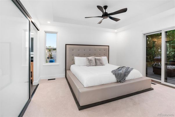 Bedroom, Interior, Recessed Lighting