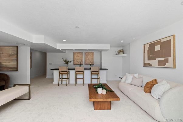 Interior, Living room, Recessed Lighting