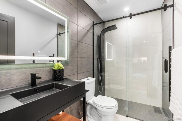 Bathroom, Glass Shower, Interior
