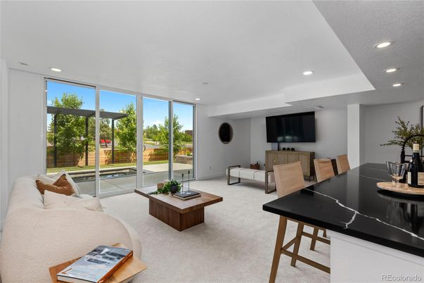 Dining room, Interior, Living room, Recessed Lighting