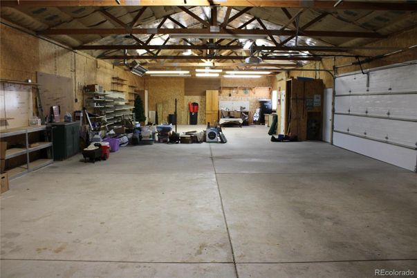 Garage, Interior, Wooden Beams, Wooden Walls