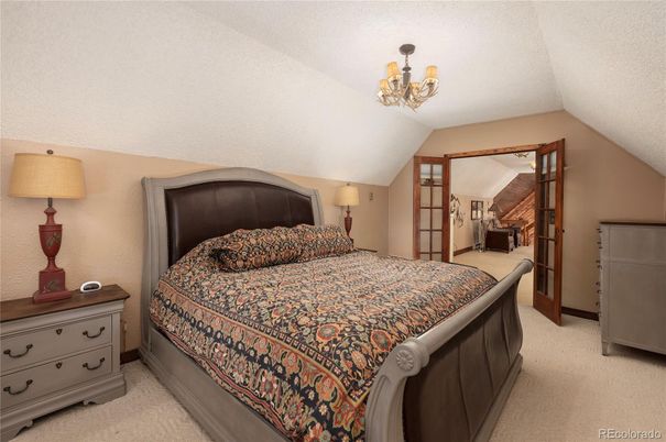 Bedroom, Chandelier, Interior