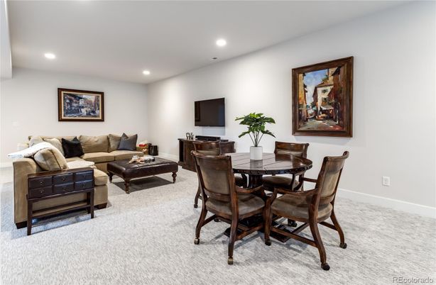 Dining room, Interior, Living room, Recessed Lighting