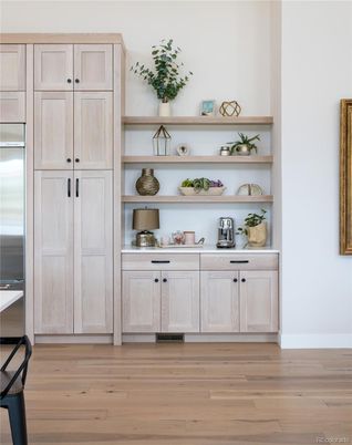 Interior, Kitchen, Wood Texture Flooring
