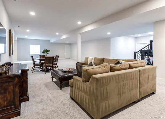 Dining room, Interior, Living room, Recessed Lighting