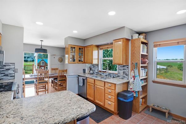 Dining room, Interior, Kitchen, Recessed Lighting