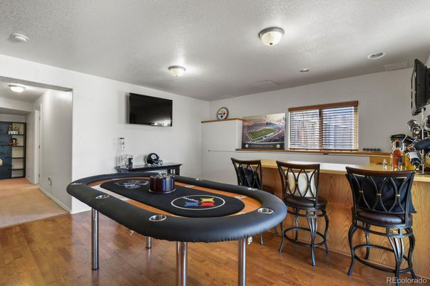 Game Room, Interior, Wood Texture Flooring