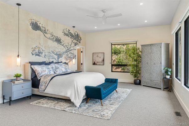 Bedroom, Interior, Recessed Lighting