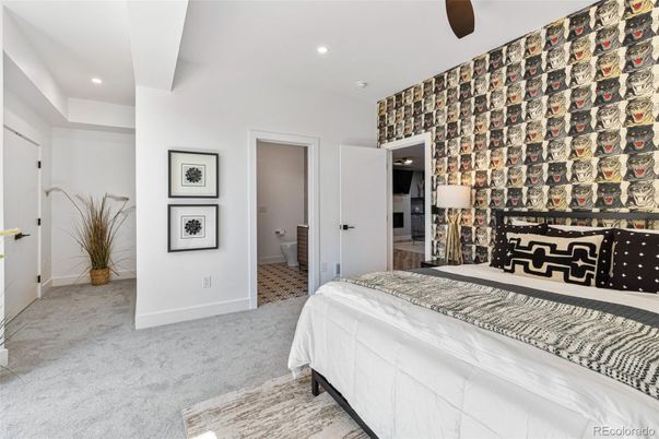 Bedroom, Interior, Recessed Lighting