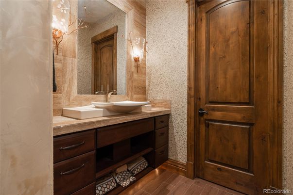 Bathroom, Interior, Wood Texture Flooring