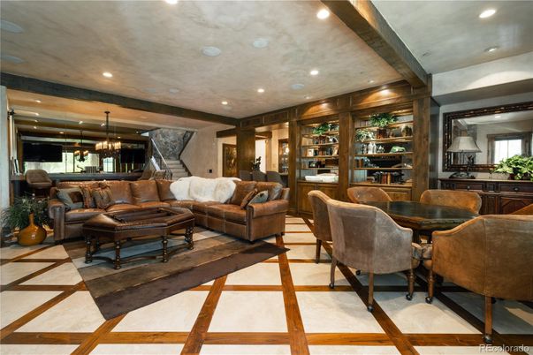 Chandelier, Dining room, Interior, Living room, Recessed Lighting