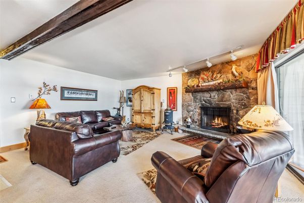 Fireplace, Interior, Living room, Stone Walls