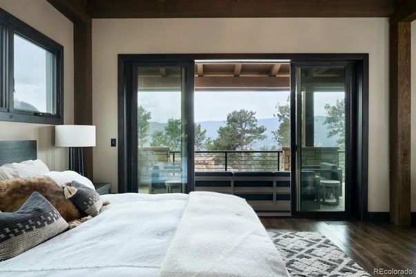 Bedroom, Interior, Wooden Beams, Wood Texture Flooring