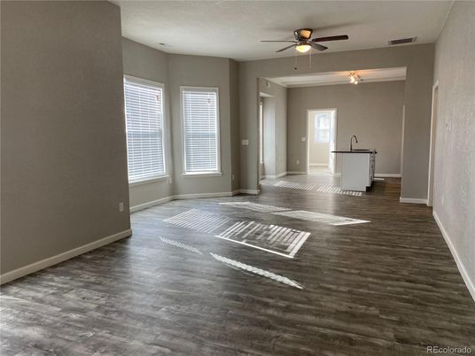 Empty room, Interior, Wood Texture Flooring