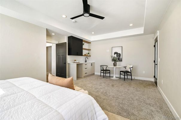 Bedroom, Interior, Recessed Lighting