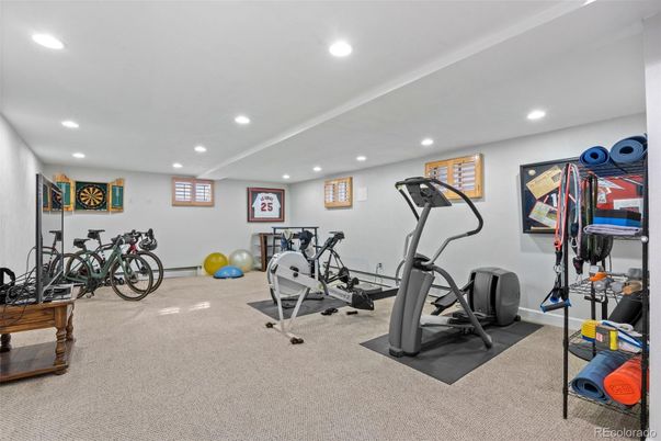 Fitness Equipment, Interior, Recessed Lighting