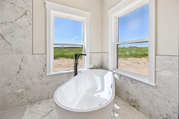 Bathroom, Free Standing Baths, Interior, Marble Walls, Water