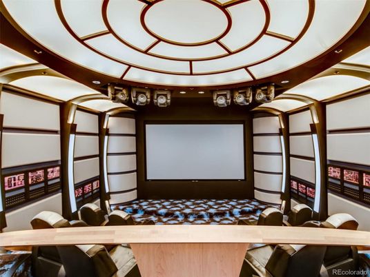 Interior, Projection Screen, Theatre Room
