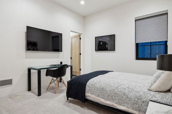 Bedroom, Home Office, Interior, Recessed Lighting
