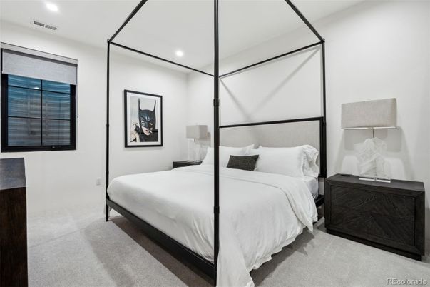 Bedroom, Interior, Recessed Lighting