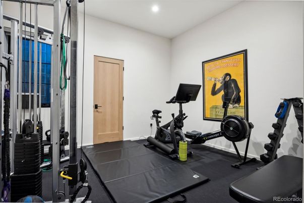 Fitness Equipment, Interior, Recessed Lighting