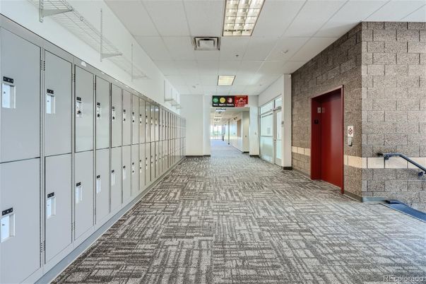Elevator, Interior, Recessed Lighting, Stone Walls