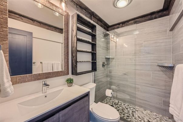 Bathroom, Glass Shower, Interior