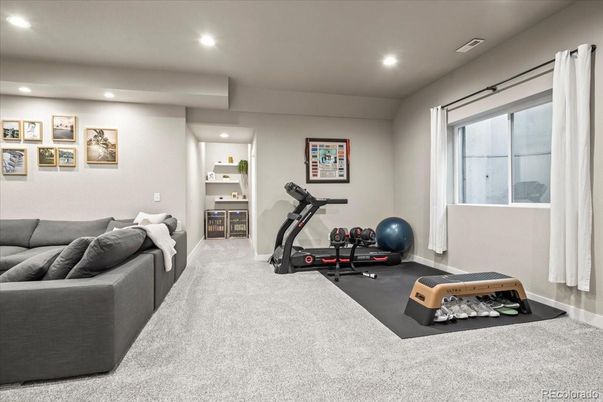 Fitness Equipment, Interior, Recessed Lighting