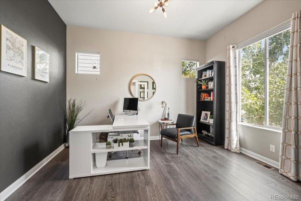 Home Office, Interior, Wood Texture Flooring