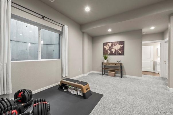 Fitness Equipment, Interior, Recessed Lighting