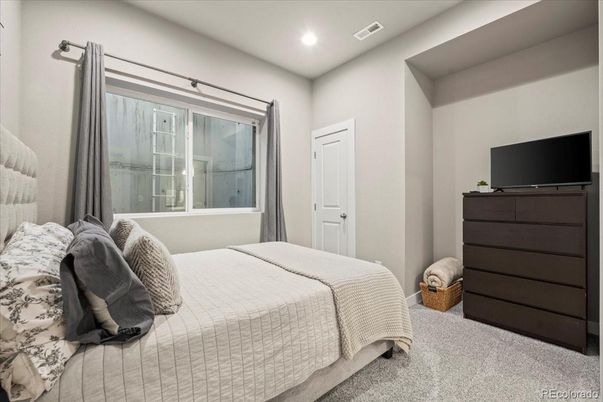 Bedroom, Interior, Recessed Lighting