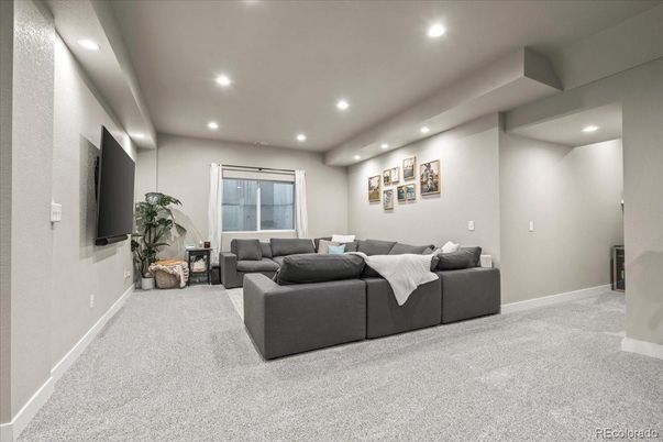 Interior, Living room, Recessed Lighting
