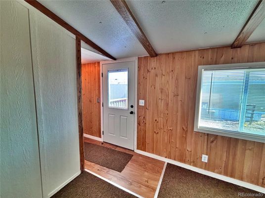 Empty room, Interior, Wooden Beams, Wood Texture Flooring, Wooden Walls